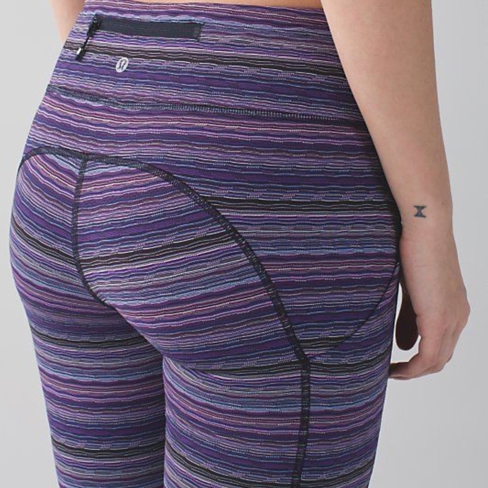 Lululemon Capri Space Dye Print